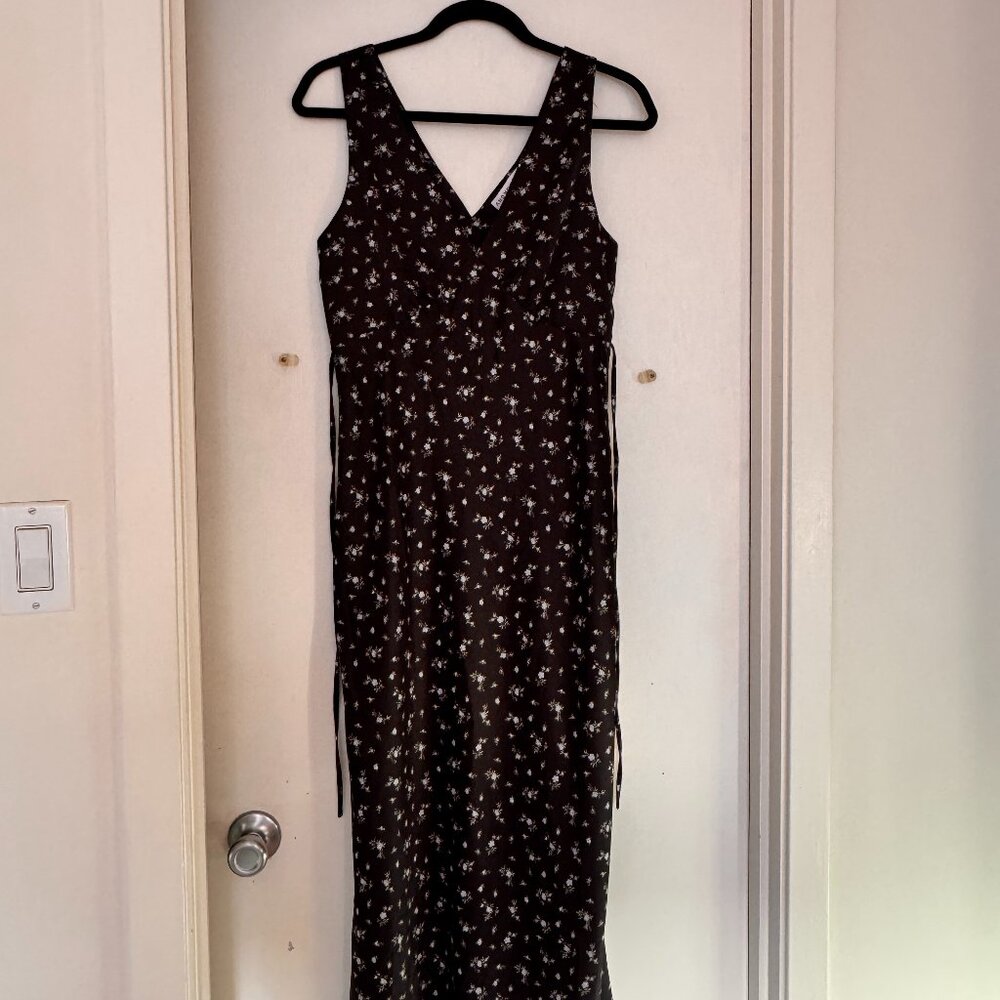 NEW WITH TAG: Women's Floral Mixed-Print Slip Dress: Size Small